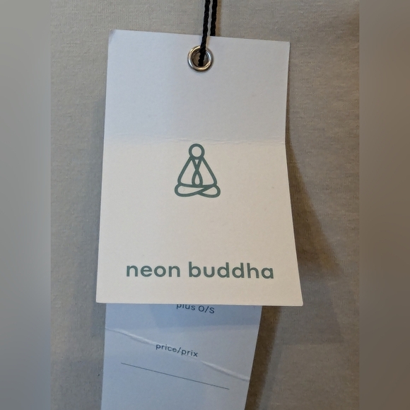 NWT Neon Buddha everyday cotton Tank Top in stone Size 3x - Picture 5 of 10